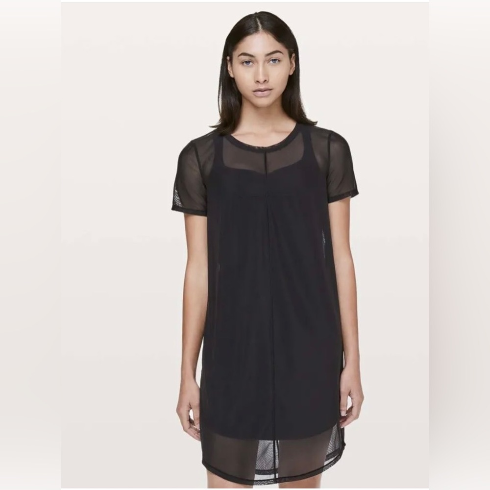 Robe lululemon en maille avec jupon superposé